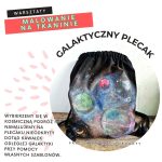 MALOWANIE NA TKANINIE: galaktyczny plecak