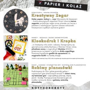Warsztaty plastyczne: papier i kolaż